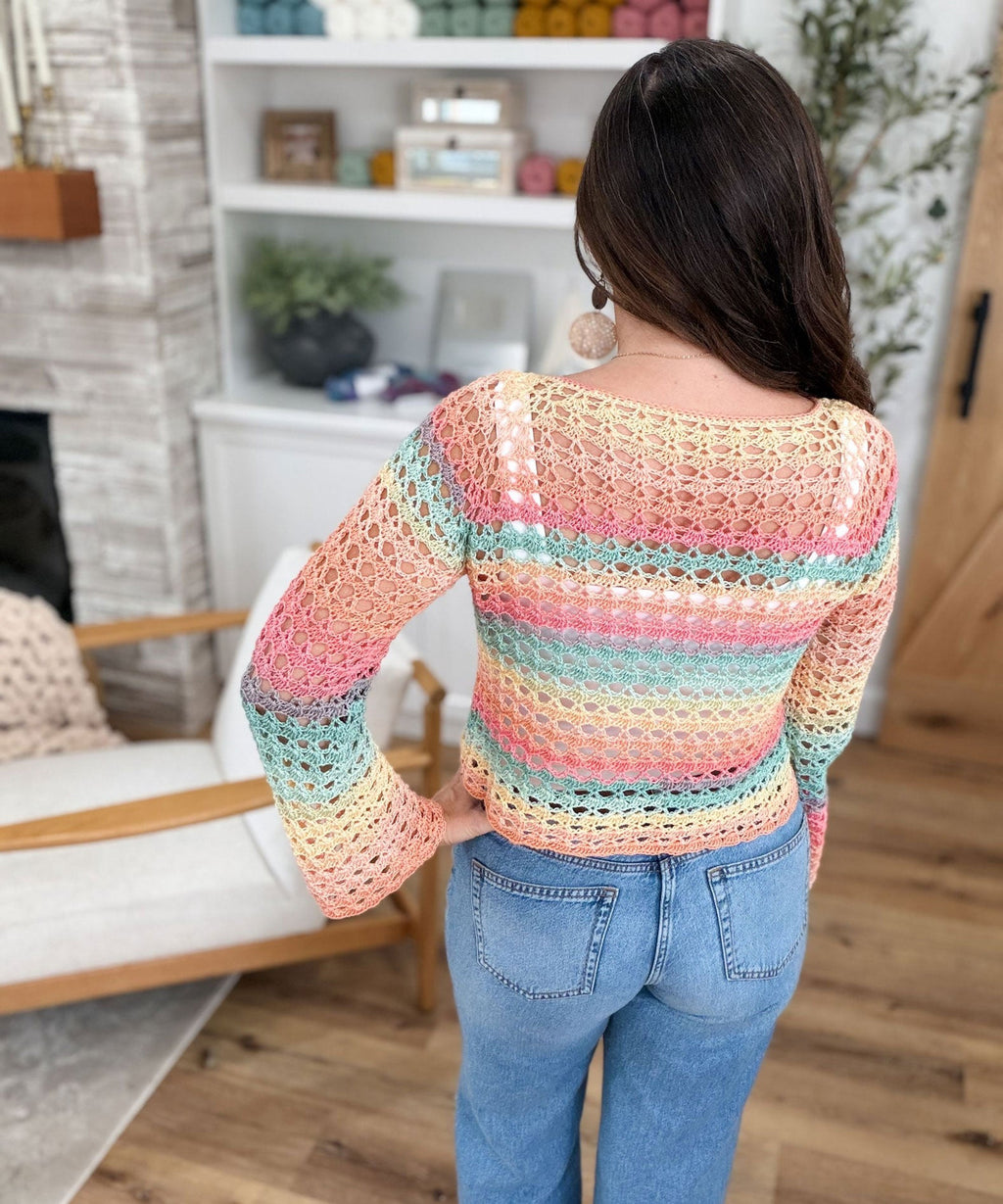 Selene Shell Stitch Top