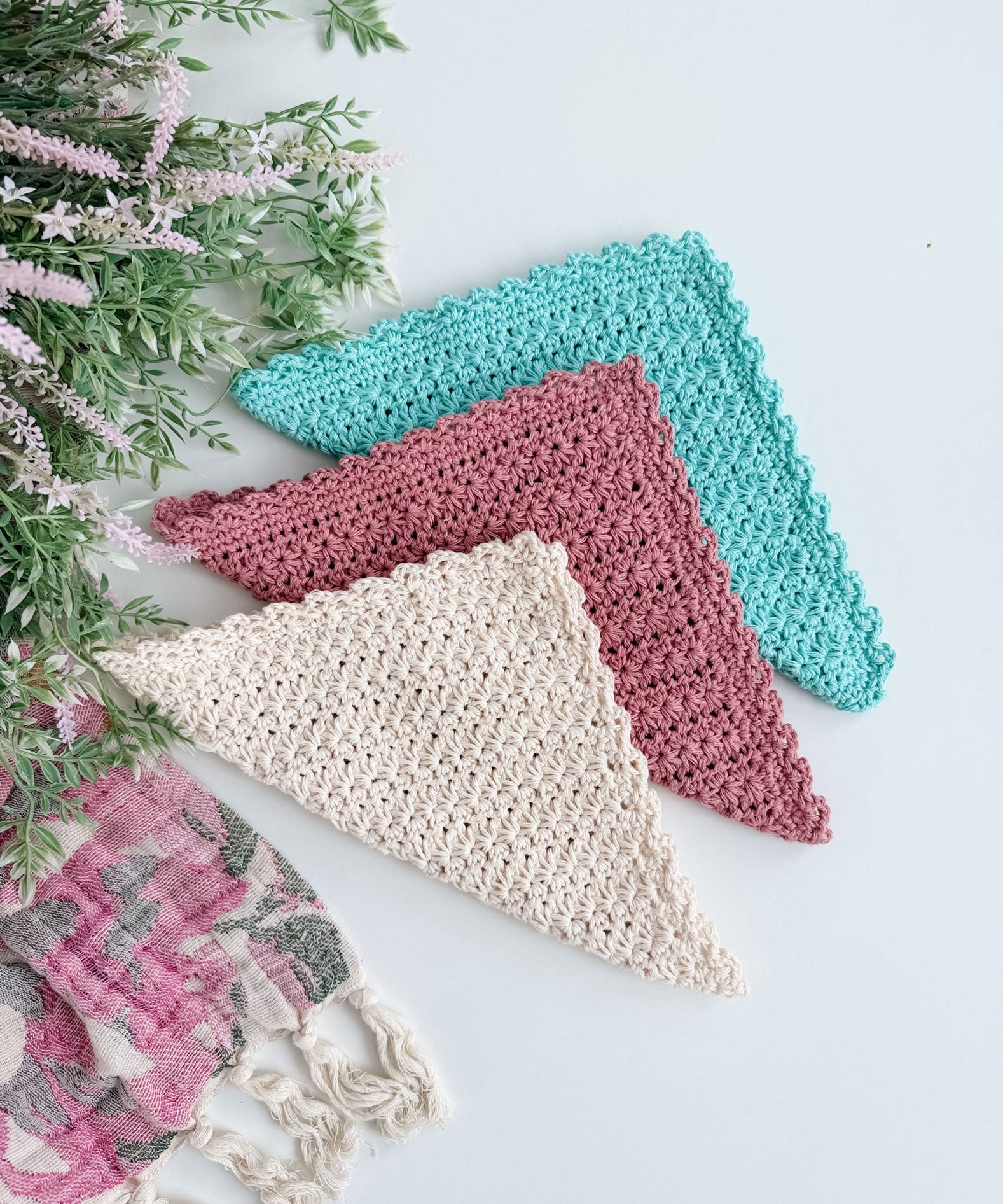 Star Stitch Dishcloths
