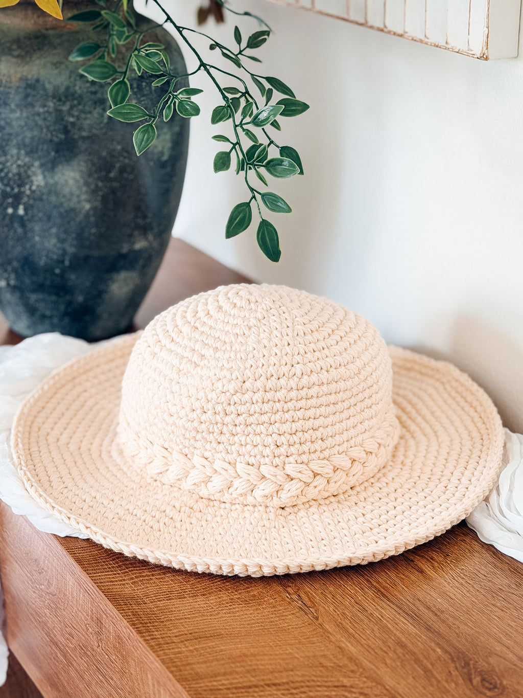 Wheatfield Crochet Sun Hat