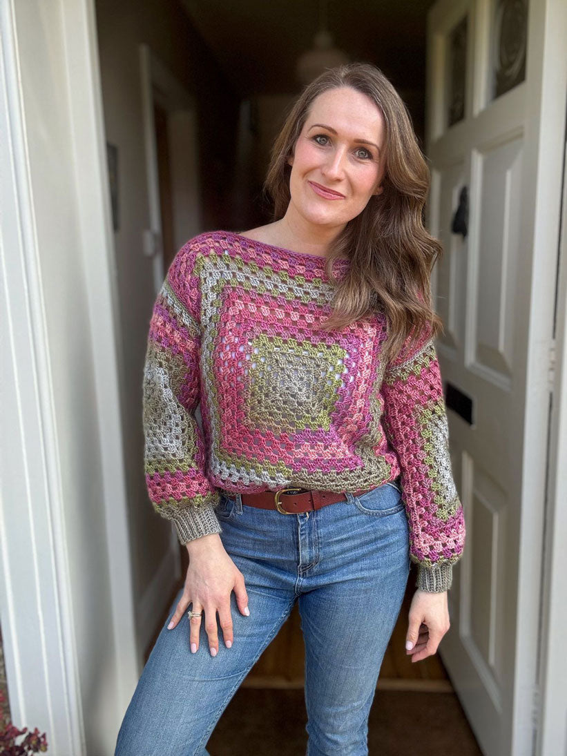 Granny Square Sweater