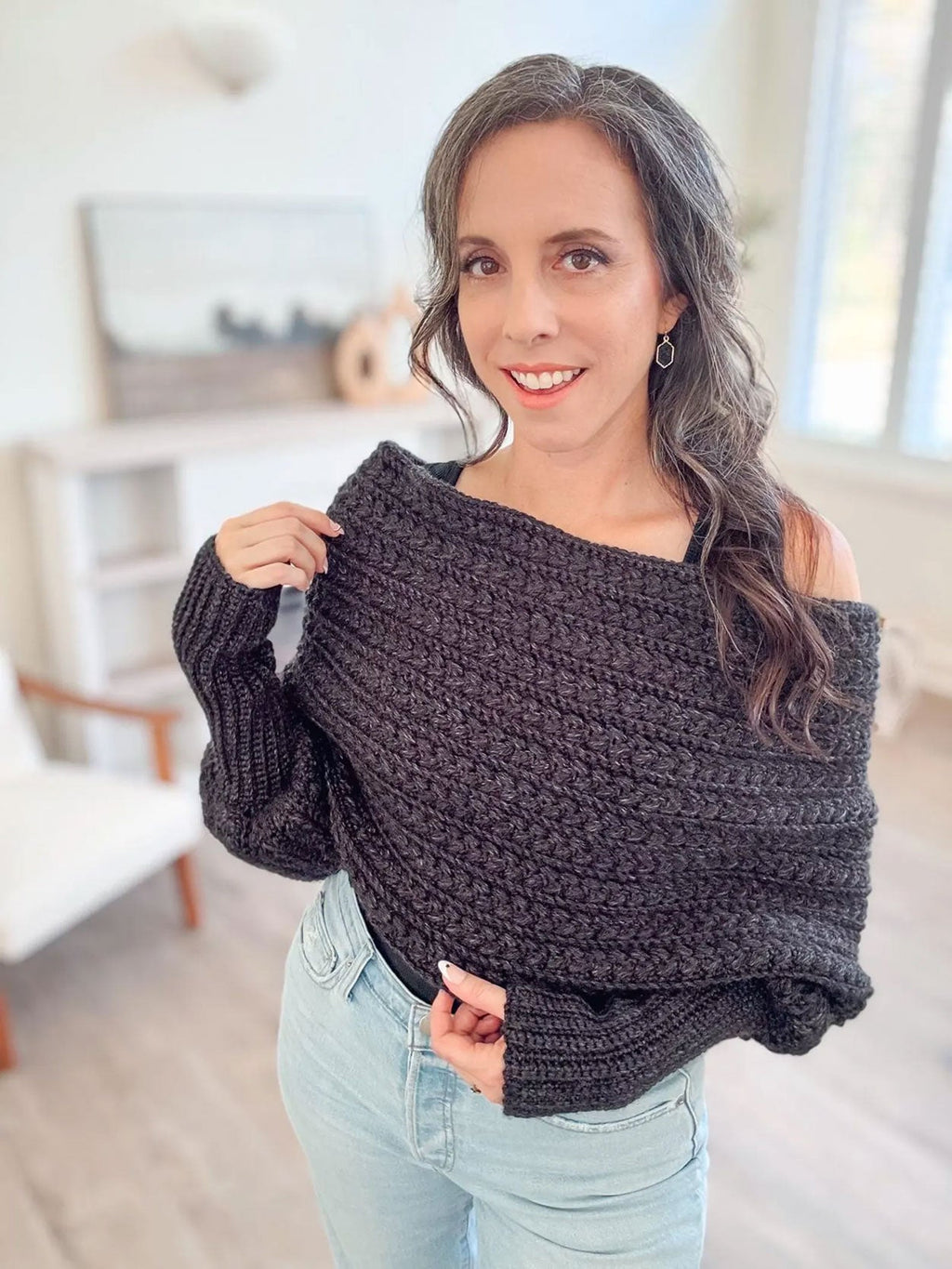 Winter Wheat Sweater Scarf