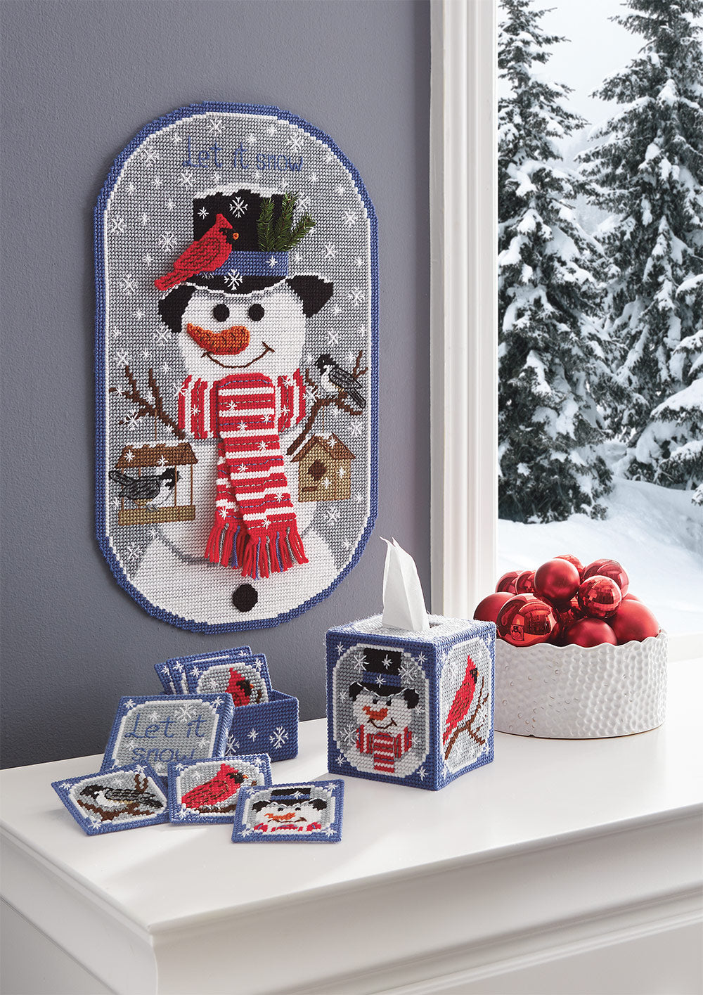 Let It Snow Plastic Canvas Ensemble