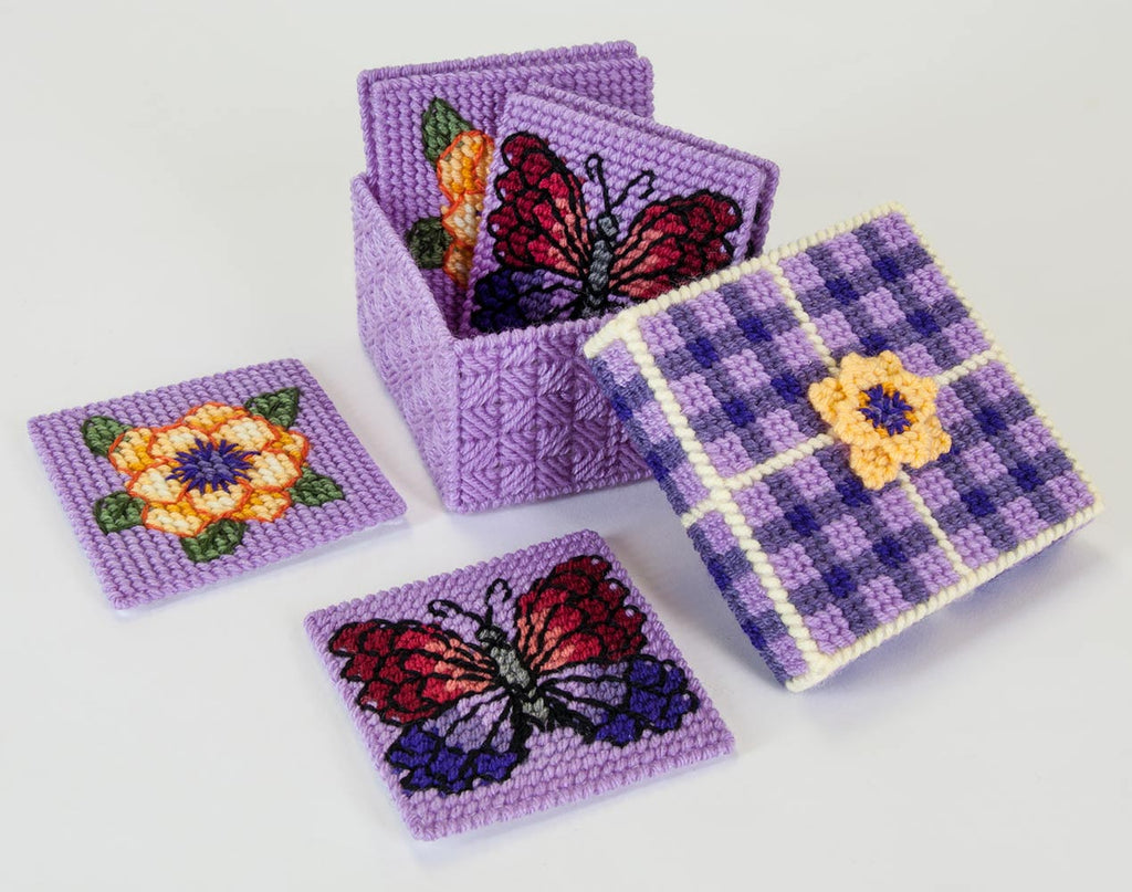 Summer Flutter Plastic Canvas Ensemble