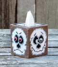 Skull Tissue Box Cover Plastic Canvas Kit