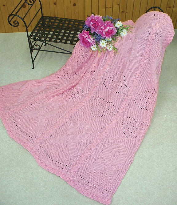 Pink Ribbon of Hope Afghan