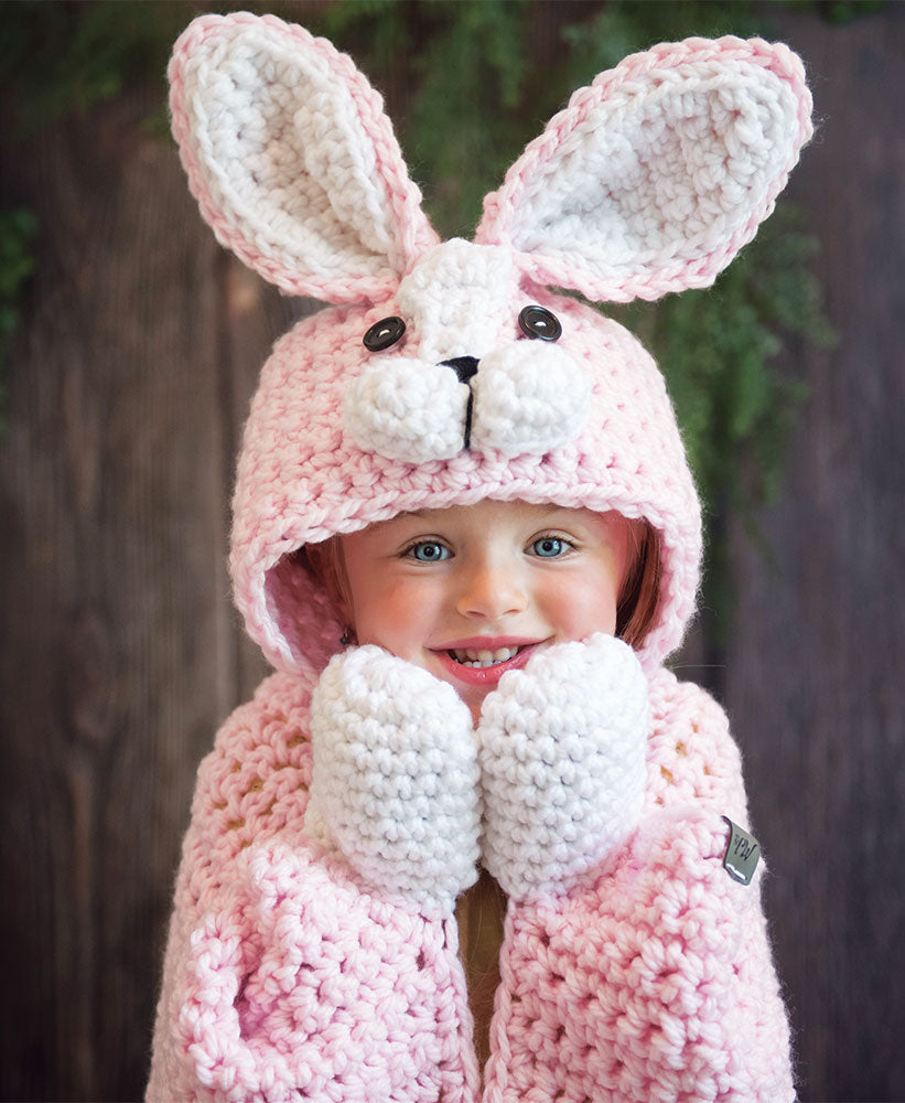 Hooded Rabbit Blanket