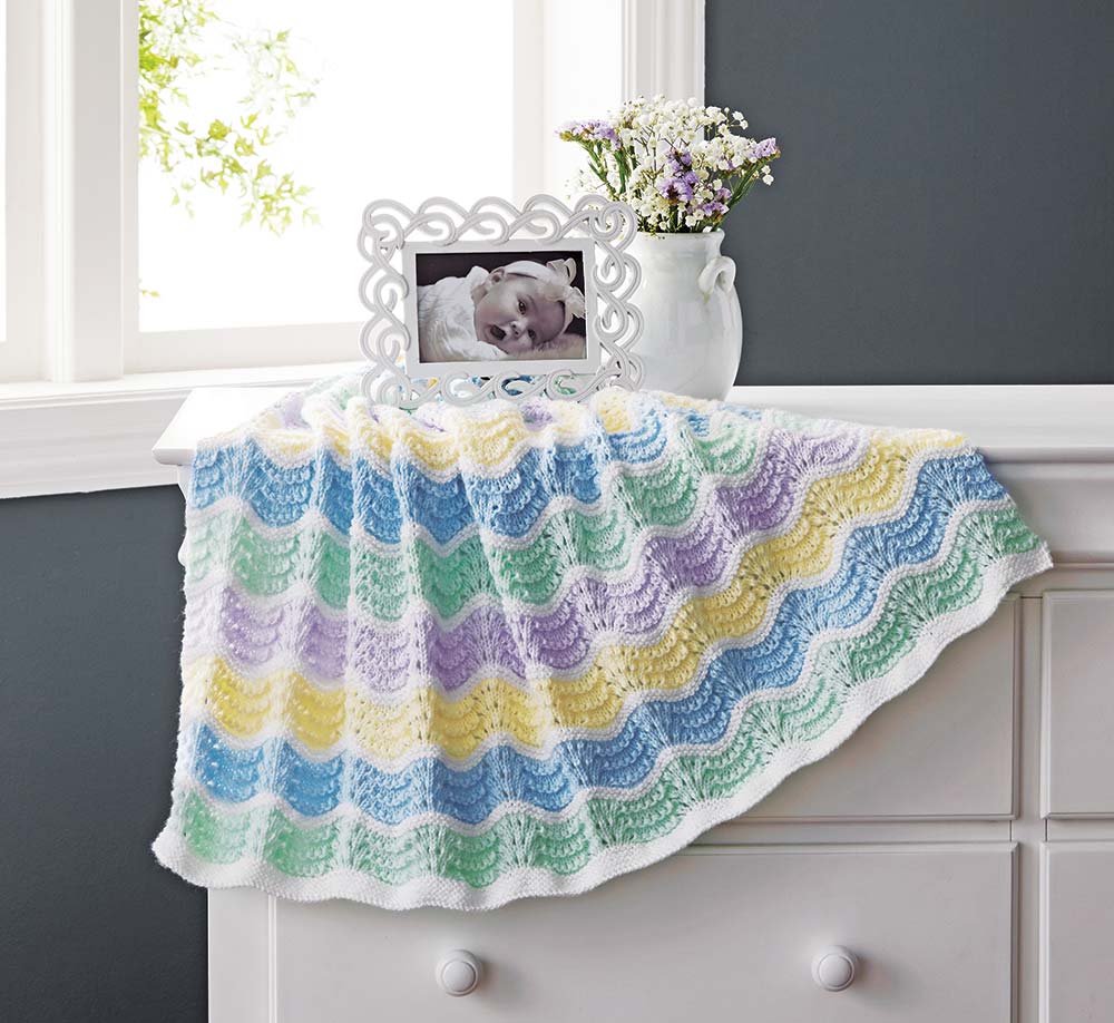 Sparkling Waves of Color Blanket