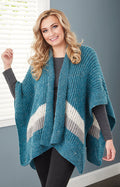 Striped Ruana