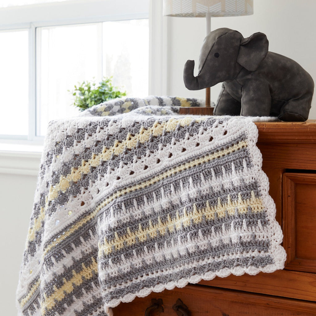 Tri-Color Sampler Baby Blanket