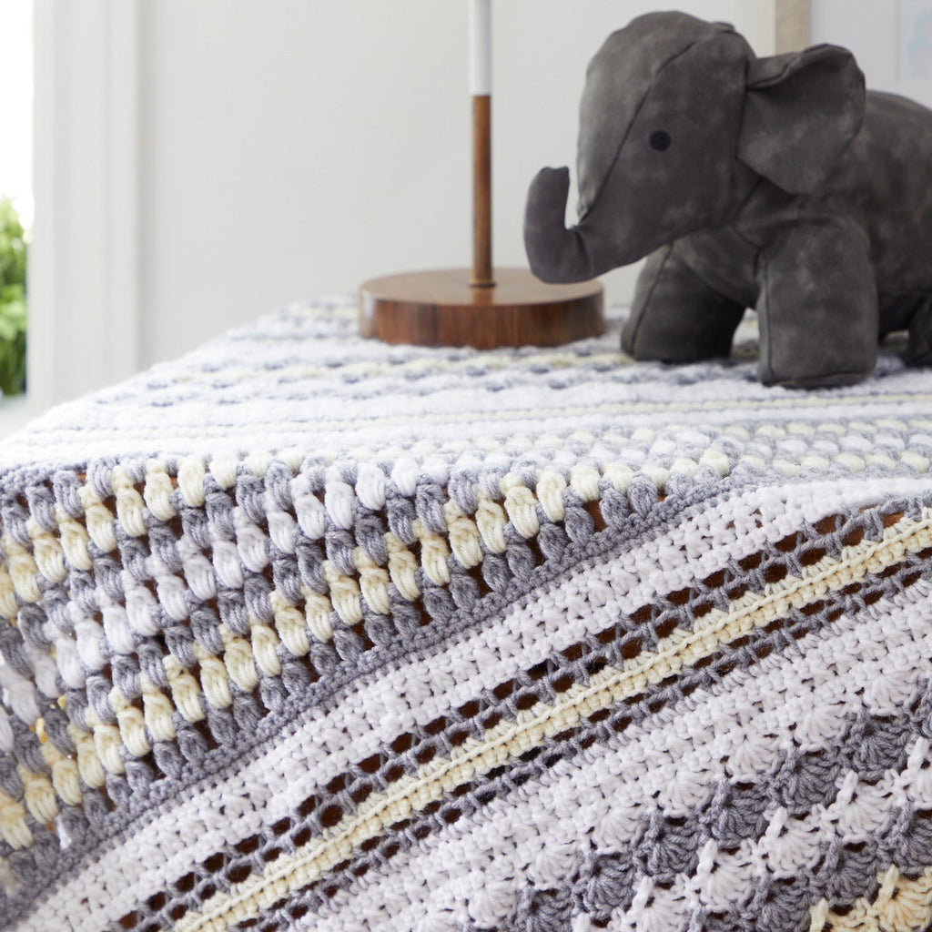 Tri-Color Sampler Baby Blanket