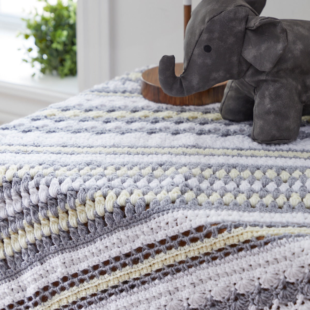 Tri-Color Sampler Baby Blanket