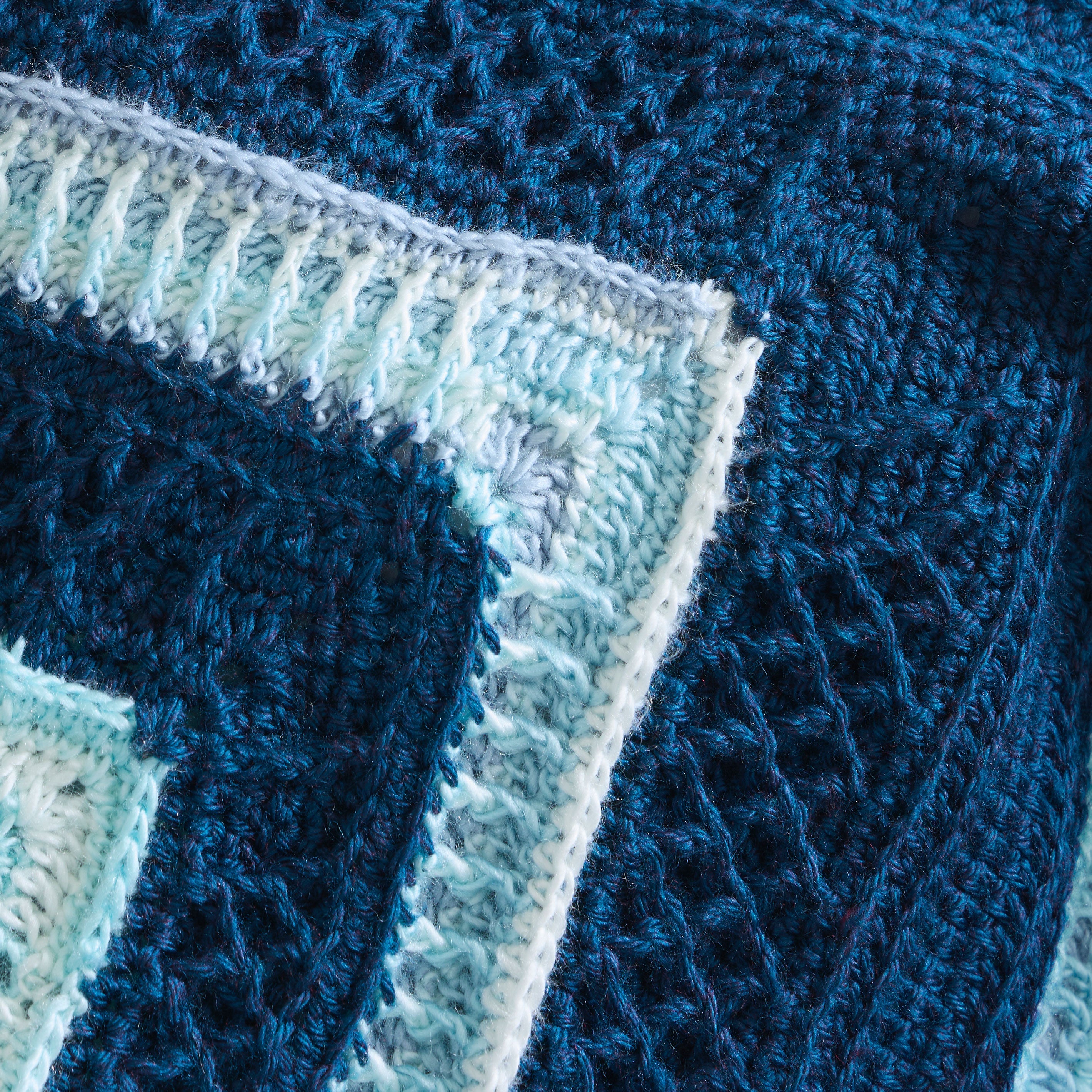 Diamond Lattice Crochet Throw