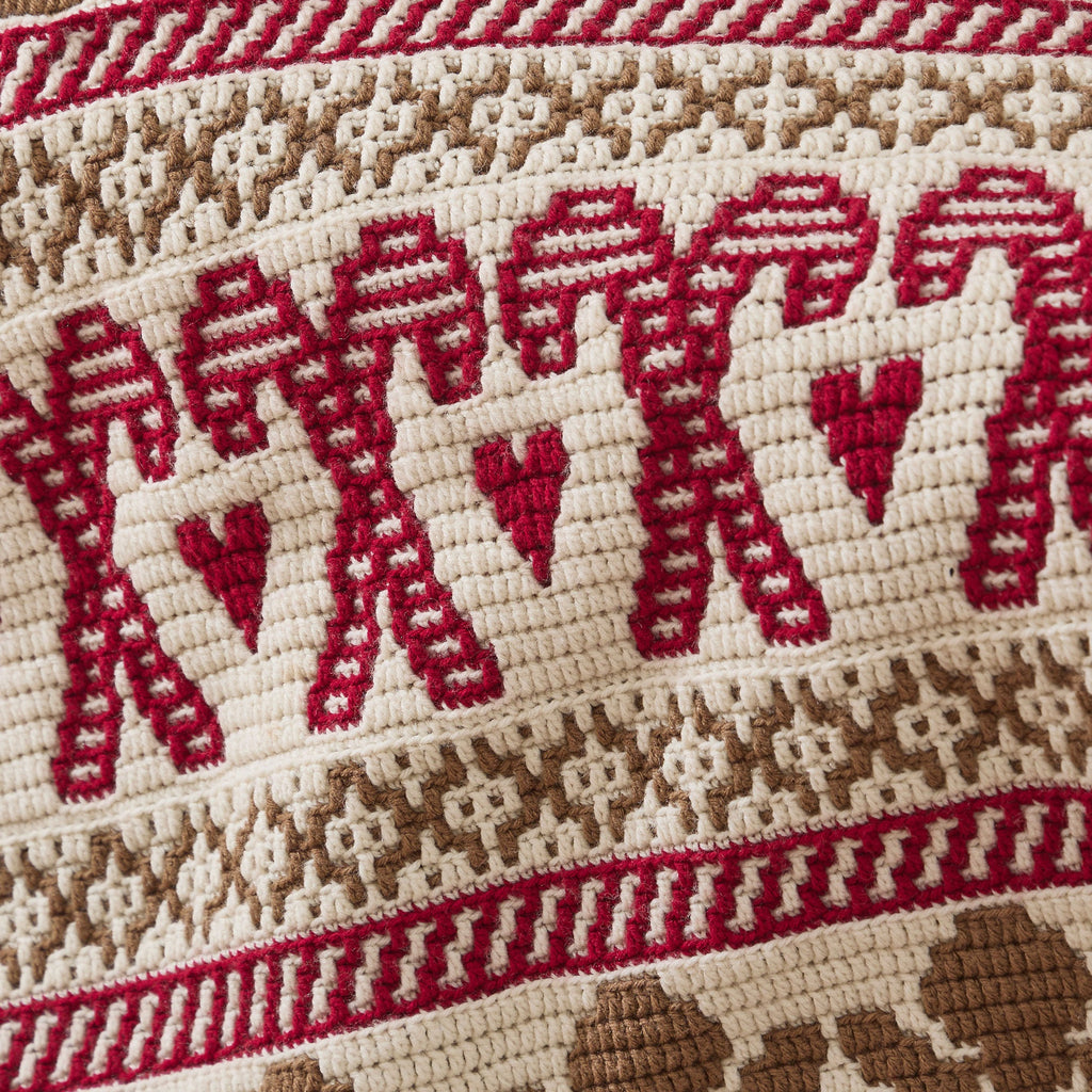 Gingerbread Mosaic Blanket