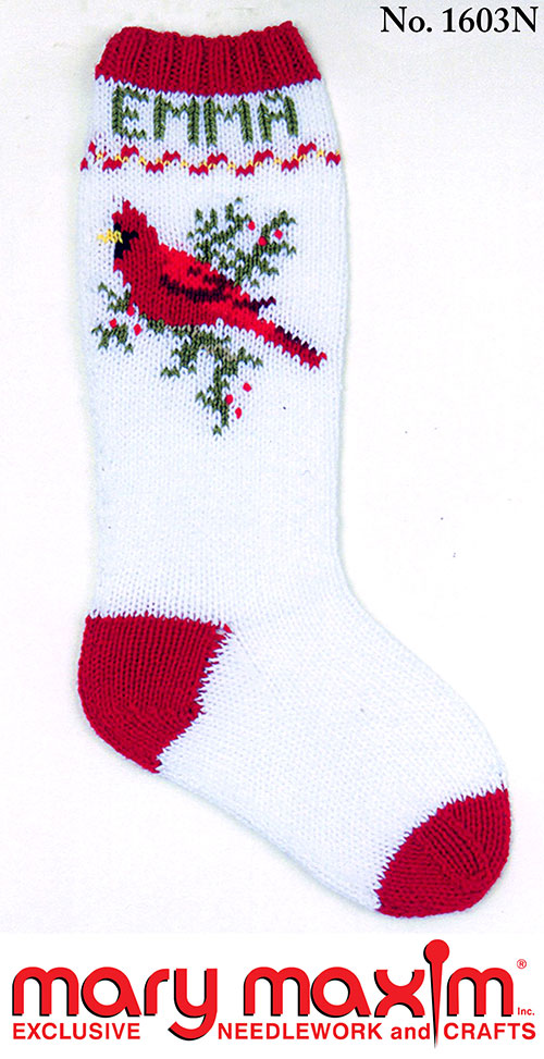 Cardinal Stockings Pattern