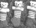 Teddy Bear Stockings Pattern