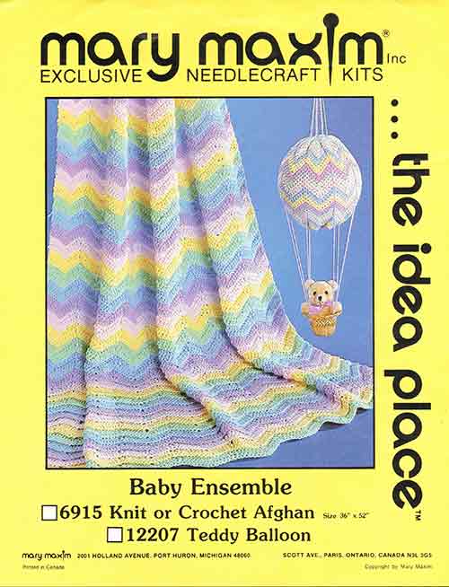 Rainbow Ripple Afghan Pattern
