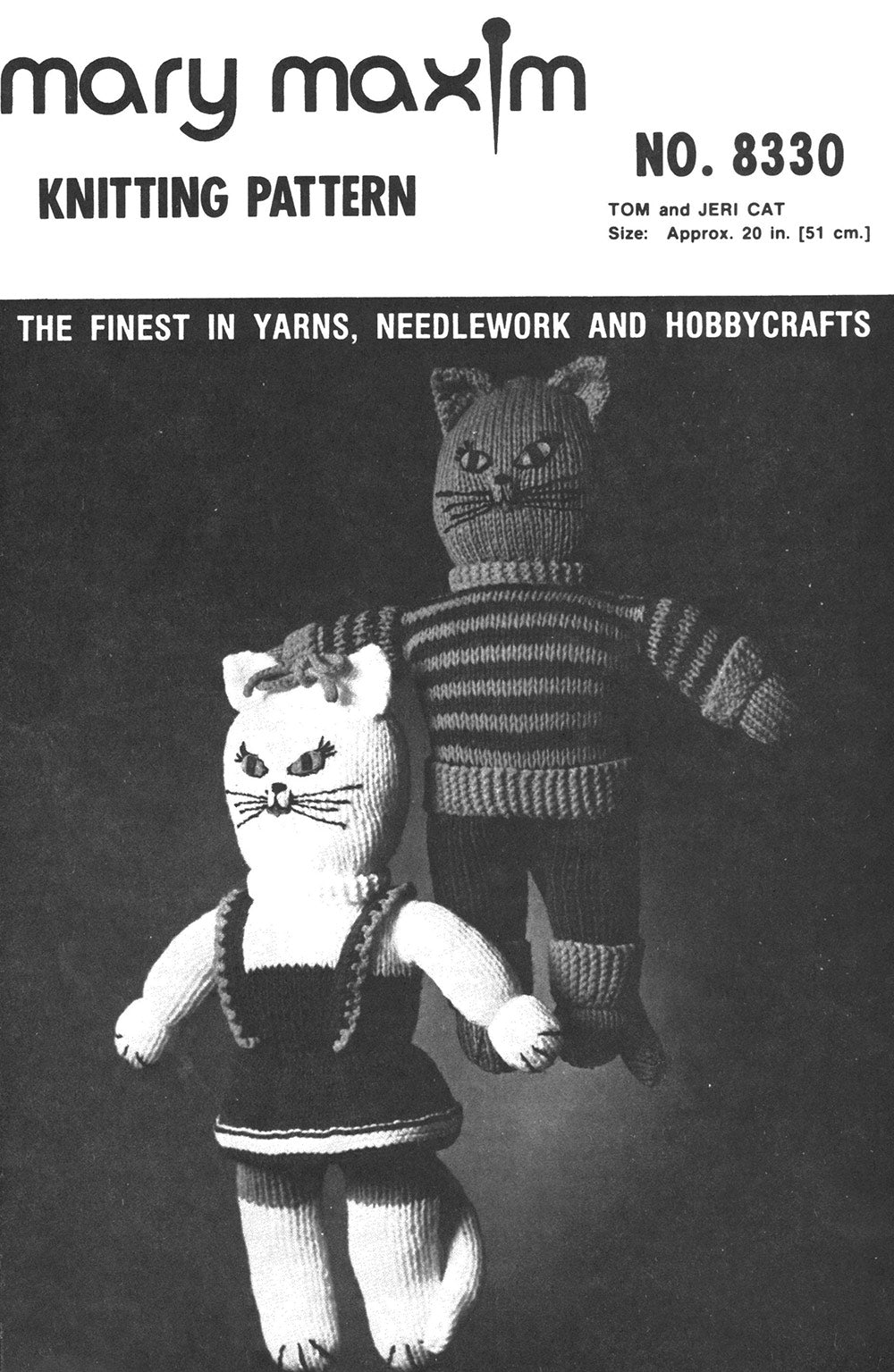 Tom & Jeri Cat Pattern