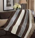 Cables & Twists Throw Pattern