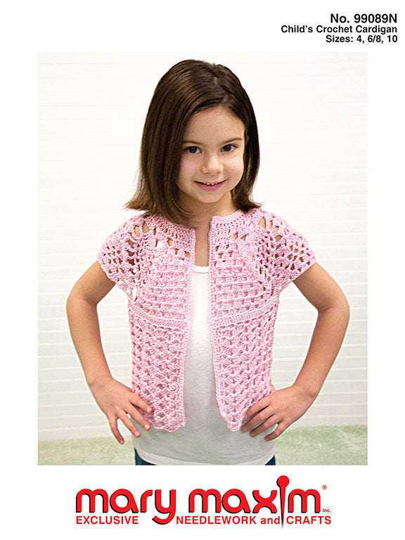Child's Crochet Cardigan Pattern