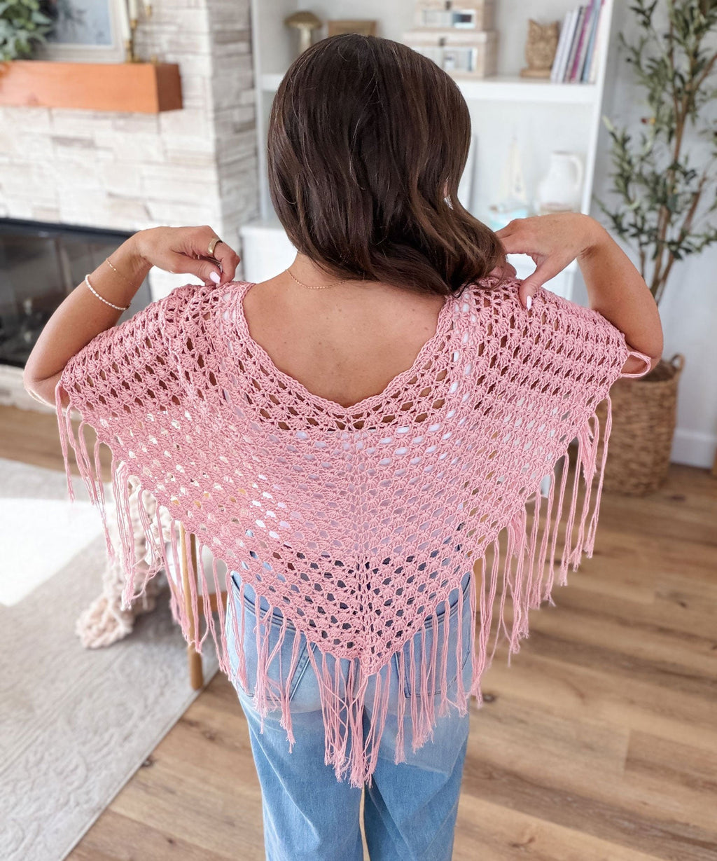 Sienna Shell Stitch Poncho