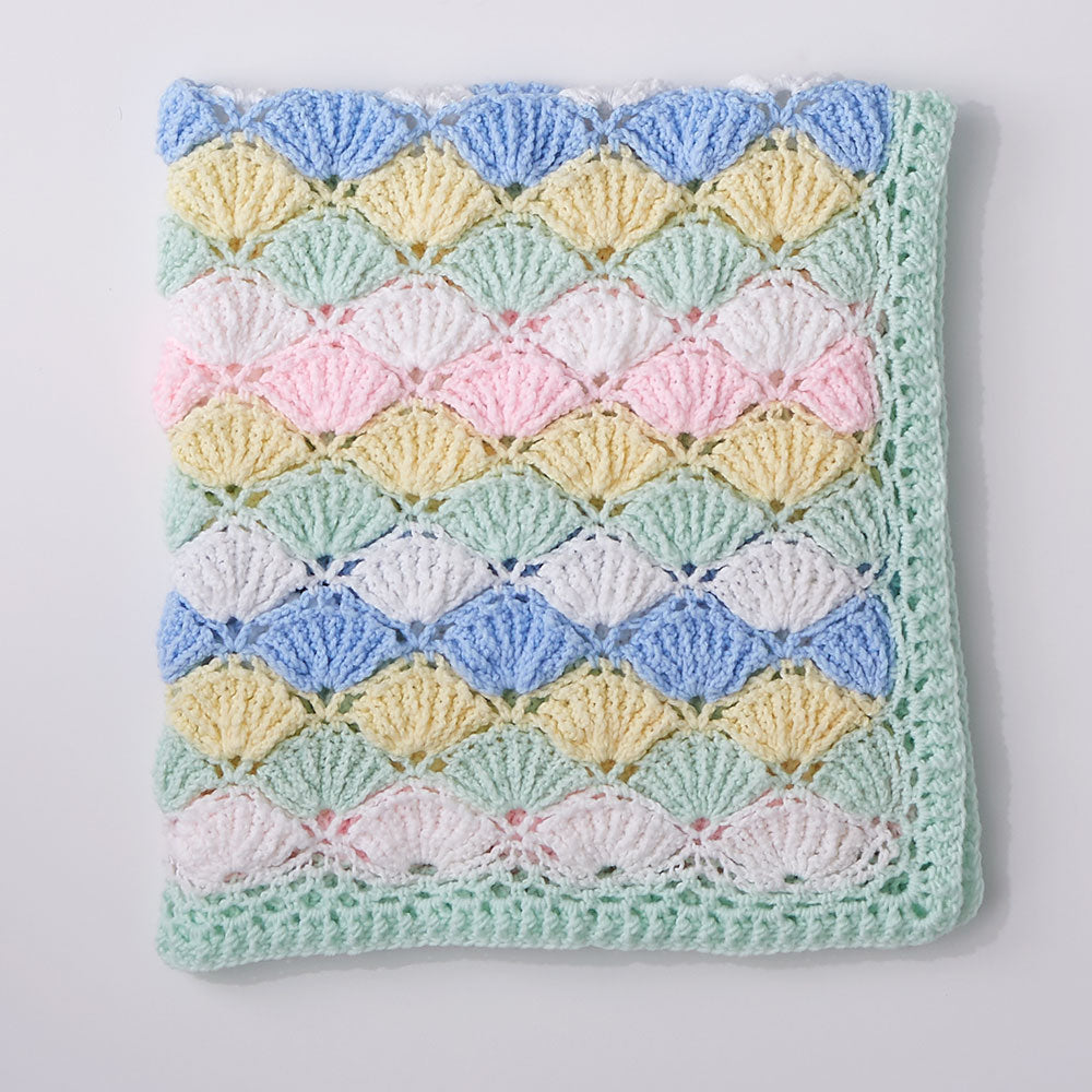Lacy Fans Blanket