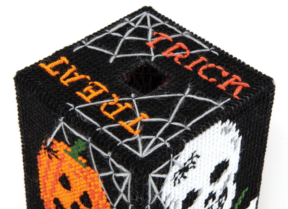 Trick or Treat Tissue Box Cover