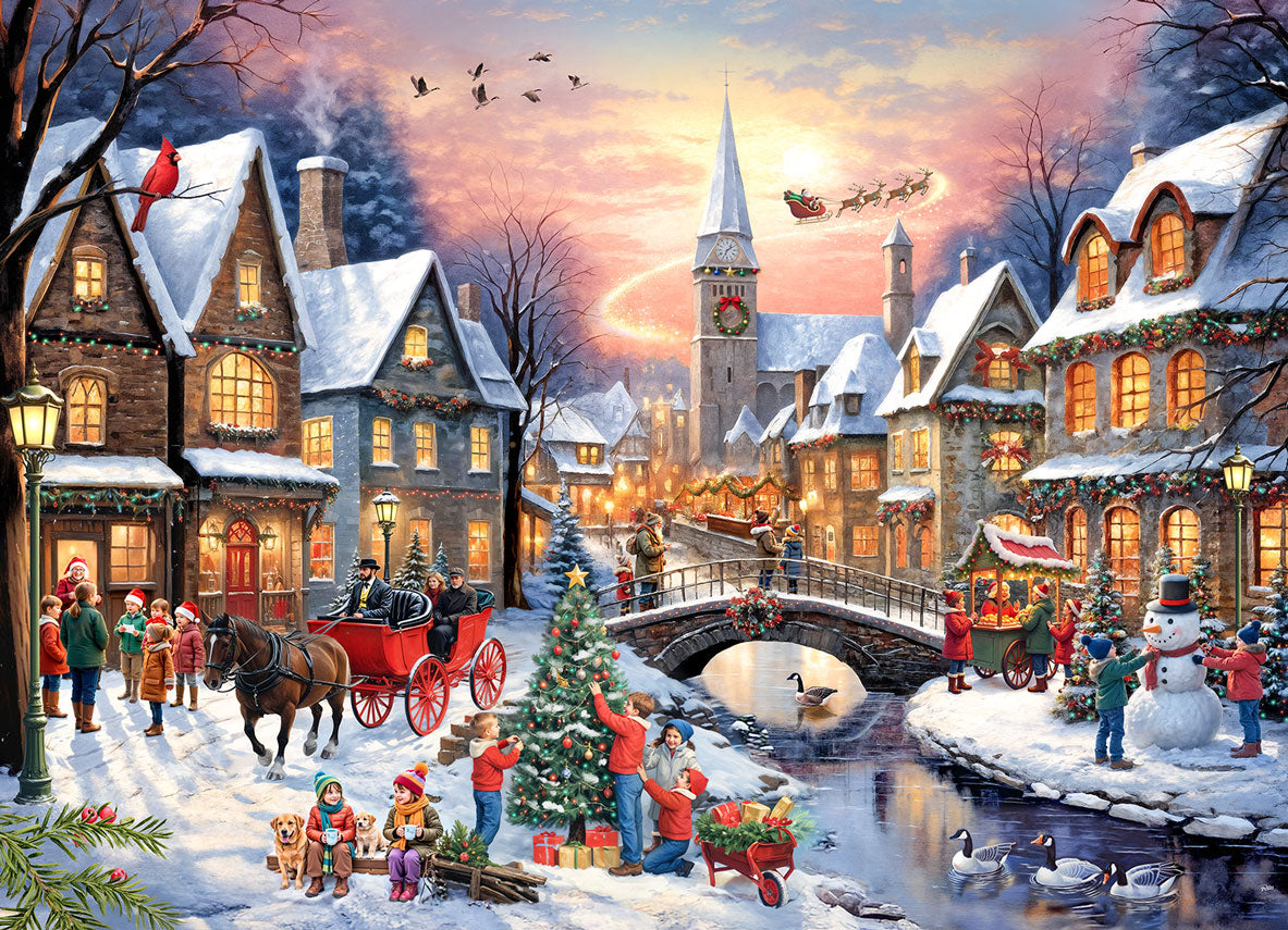 VIntage Christmas Jigsaw Puzzle