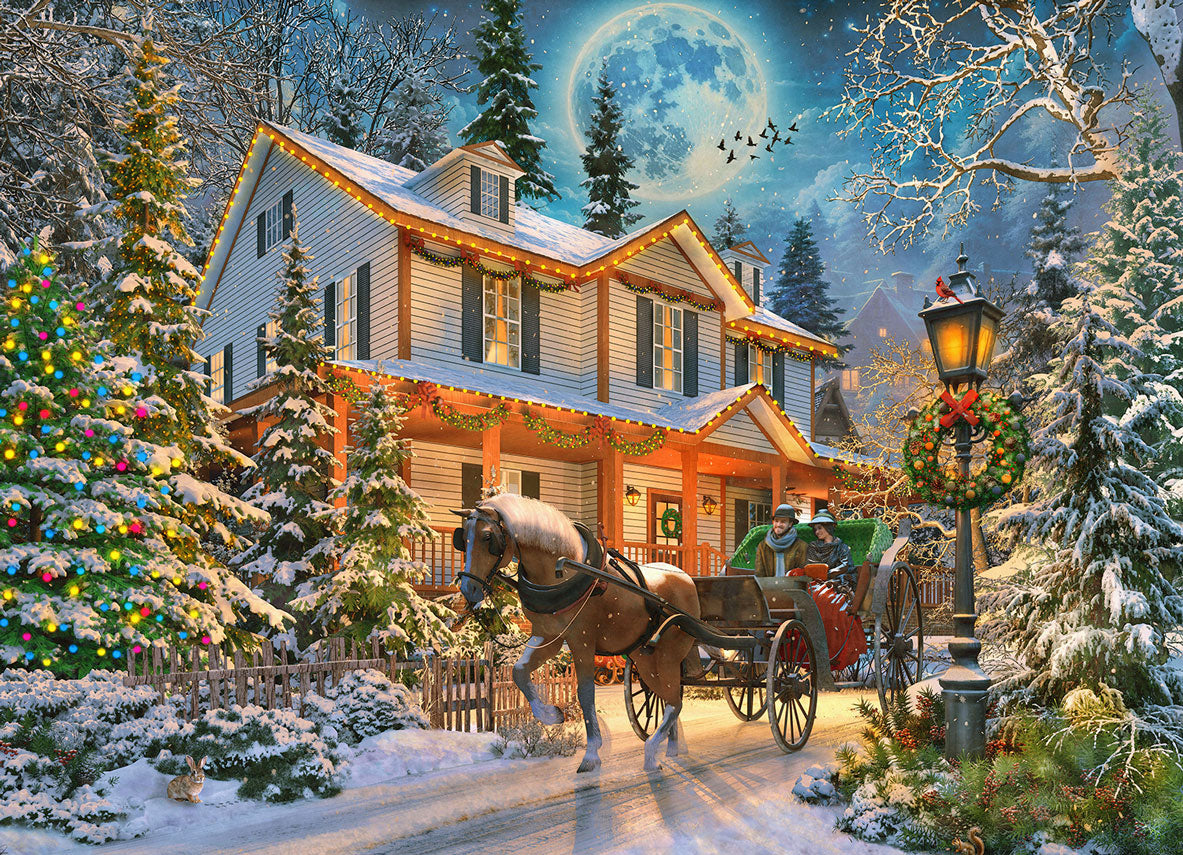 Christmas Carriage Jigsaw Puzzle